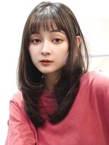 コードライン 三島店(CODE.LINE) 《CODE.LINE》オン眉バング×エアリーセミ