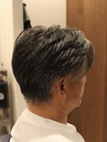 アザーハーフ(Other Half)&nbsp;白髪×ツーブロック 大人ナチュラルショート！