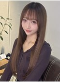 赤みを抑えたブラウンヘア/名駅/伏見