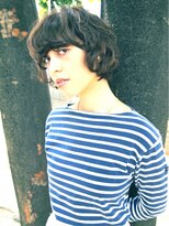 ナヌーク シブヤ(nanuk shibuya)&nbsp;伸ばしかけもカッコイイ◇外国人風クセ感マッシュボブアッシュ◇