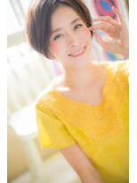 ブルー(BLUE)&nbsp;前下がりでちょい甘め☆のモダンショートa