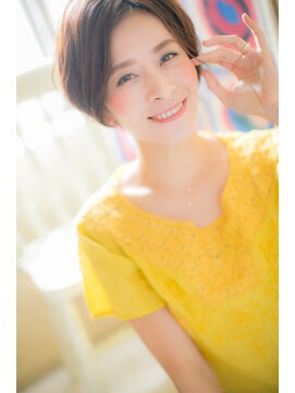 ブルー(BLUE) 前下がりでちょい甘め☆のモダンショートa