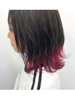 ノット 成田公津の杜(Knot)&nbsp;外ハネボブ×毛先カラー 【knot 成田公津の杜】鈴木翔梧