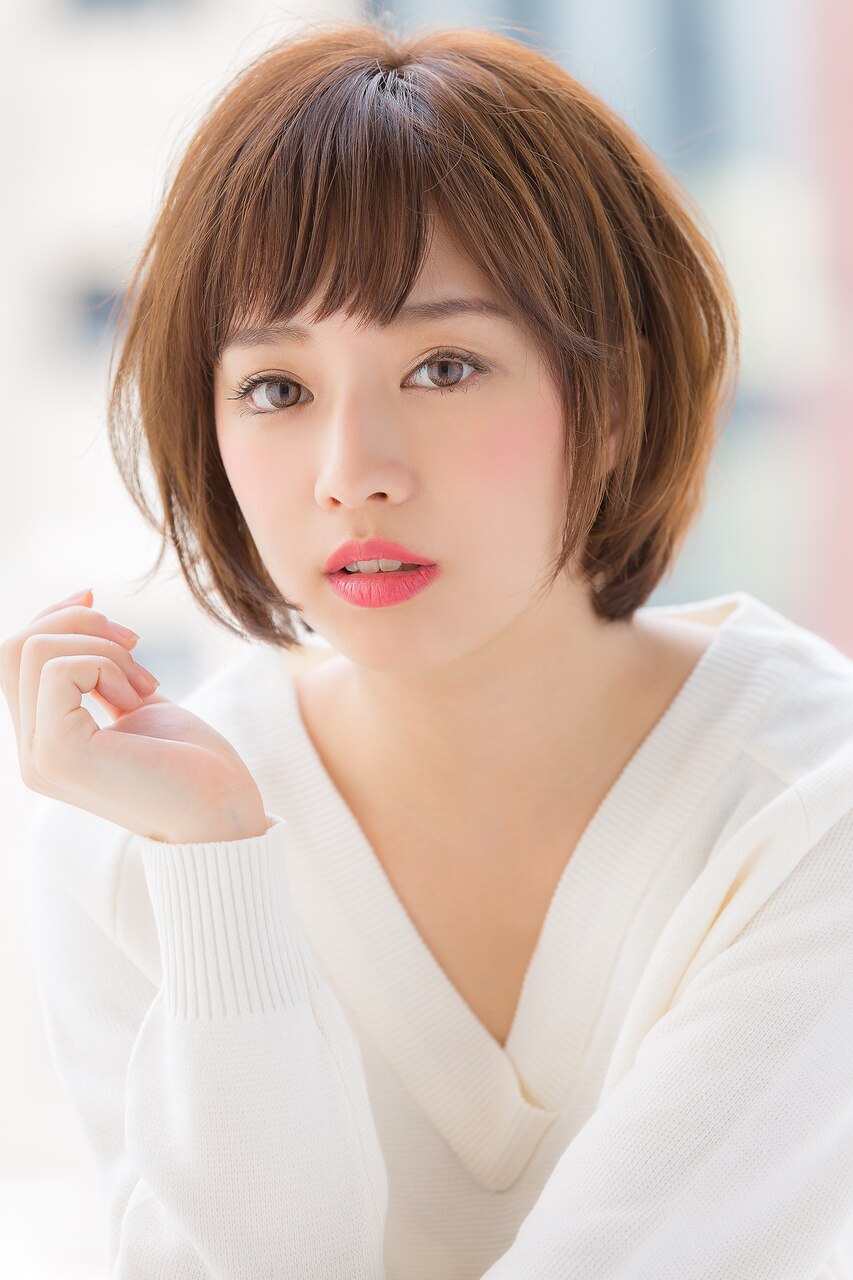 東 純平】短め前髪 大人かわいい 小顔ショートボブ：L055486012