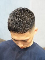 タフ バーバーショップ(TOUGH BARBER SHOP) アイロンパーマ　クロップ　濡れパン