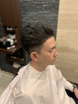 プレミアムバーバー 目黒店(PREMIUM BARBER produce by HIRO GINZA) サイドグラデアップバング