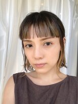 アンレーブ(UNREVE) ワイドバンクスタイル×イヤリングカラー