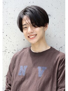 ネイビー(NAVY) ノーセット カットが上手い美容師が作るナチュラルマッシュ