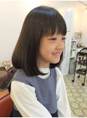 6歳キッズカット/ボブスタイル