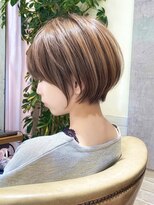 美しいバランスの丸みショート30代40代【NAYUMI】