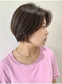 【FOLK】カットで透明感☆似合わせ奥行きショートボブ♪