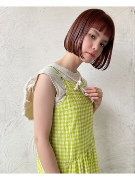 エース (ACE) 【ACE】切りっぱなしボブ×透明感カラー