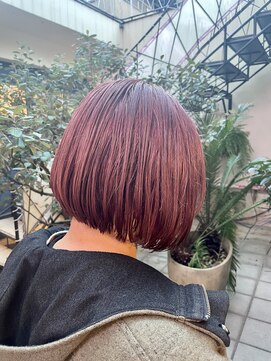 メイクス 表参道(MAKE'S omotesando) 【堀口】ワンブリーチ×ピンクオレンジ