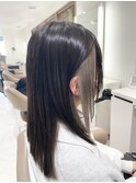 インナーカラー【ブラック×ホワイトベージュ】