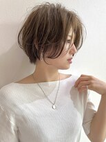 ジアン バイ ミルボン NU茶屋町+(GIEN by milbon)&nbsp;透明感美人ハンサムショート/ふんわり/丸み/シースルー