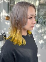 ヘアーアンドアート ルミナ(HAIR&ART LUMINA) シルバーとイエロー