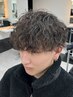 メンズカット＋ツイスト/スパイラル/波巻きパーマ ￥12100