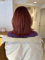 リアン(Lien)&nbsp;レッドブラウン×裾カラー/熊田佳奈子