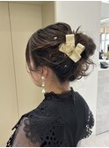 《Zina福岡天神》お呼ばれヘアセット アップスタイル