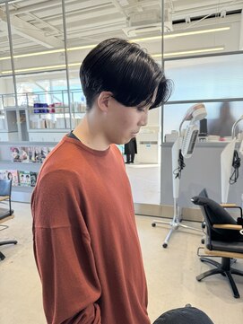 フェーディン(fa/din) センターパート×ニュアンスパーマ