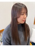 顔周りカットでお洒落に♪