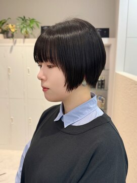 シュク 高円寺(SYUK) 加藤【高円寺】ショートボブ/顔周りカット/縮毛矯正/髪質改善