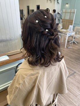 モリオフロムロンドン 大宮店(morio from London) 【大宮】ハーフアップアレンジ