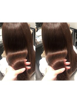 毛髪診断付きWELLAの髪質改善システムトリートメントで3000万通りからオーダーメイド!!憧れ美髪に