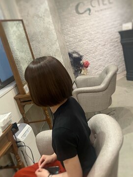 シエル 姫路店(CIEL) アッシュベージュ☆ミニボブ