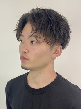 ビューエヒメ(VIEW EHIME) 韓国風センターパートシースルーバングメンズ透明感カラー