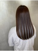 髪質改善インナーカラーイヤリングカラーレイヤーカット