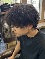 リット バイ フィフス 鹿児島中央駅店(Lit. by fifth)&nbsp;ツイストスパイラルパーマツイストパーマメンズマッシュパーマ