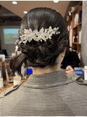 【徳岡】ヘアセット ヘアアレンジ モードヘア タイトヘア