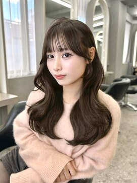 ボタン ハカタ(VOTAN hakata) 博多/韓国ヘア/ぱっつん前髪/顔周りカット/暗めカラー/レイヤー