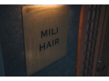 ミリヘアー(mili hair)の雰囲気（店舗は当ビルの2Fにございます。）
