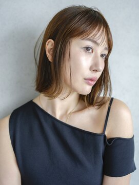 アルバム 池袋(ALBUM) ボブミディアム美髪くびれミディくびれヘア_F30156