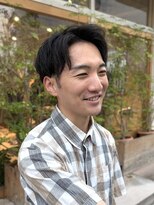 ヒカリス ヘアー 相川店(HIKARIS hair)&nbsp;ツーブロックメンズアップバングスタイル