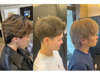 men's olino 【メンズ オリノ】西田辺/阿倍野/カット/パーマ/ブリーチ/バレイヤージュ