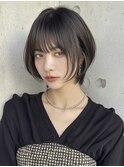 前下がりボブ ショートボブ 韓国ヘア 韓国ボブ ボブレイヤー