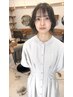 カット＋ダメージレスカラー＋栄養補給トリートメント　￥16280