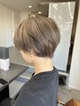 ヘアーグロウニコ(hair grow nico...)&nbsp;まるみショート×ブロンドベージュ♪