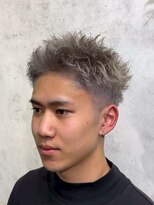 アポロ 横浜駅店(apollo)&nbsp;men's/スペインカール/スパイキーショート/ブルーブラック