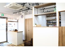 ヘアデザイン ムー(hair design mou)の雰囲気（カフェに来たような気分で大切な時間をお過ごしください☆）