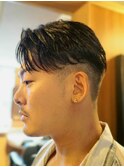 アイロンパーマ 理容室 バーバー フェード パーマ ビジネス 短髪