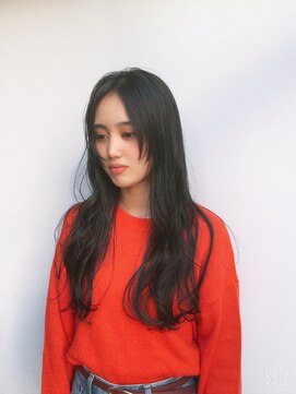 ロッカヘアエジェ(ROCCA hair eje.) 黒髪韓国大人ロングレイヤー