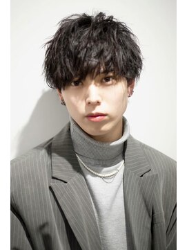 ヴェイン 渋谷(vain) ツーブロ波巻きメンズカット渋谷メンズ美容室k