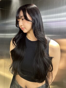 ペレ 原宿(PELE) ダブルカラー/ケアブリーチ/羽エクステ/原宿