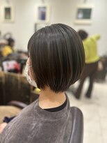 プランタンシエル(printemps CIEL)&nbsp;カーキブラウン×ショートボブ