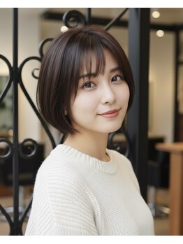 ワーフ ウエスト イタミ(wharf west itami)の写真/扱いやすさに感動!骨格・顔型に合わせたカットで、理想のスタイルが叶う☆毎朝のセットもラクになる♪