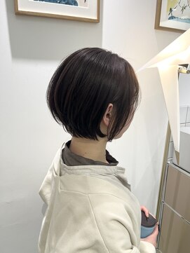 オリガミ 北佐古(ORIGAMI) ショート×ピンクベージュ